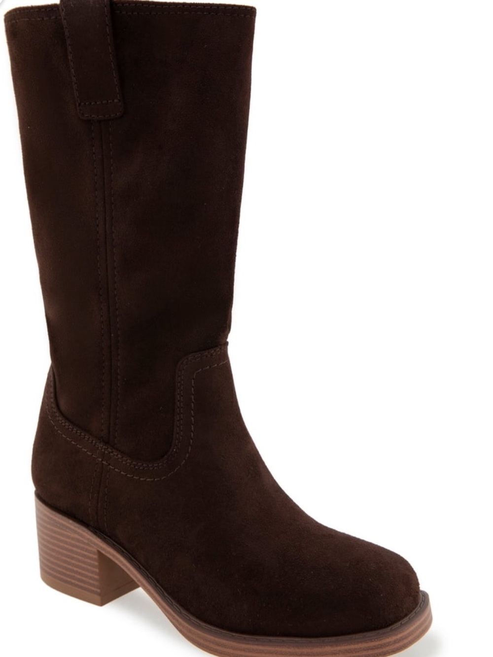 Unionbay Maude Brown Faux Suede Pull-On Boots Size 7 NWT - Picture 5 of 9